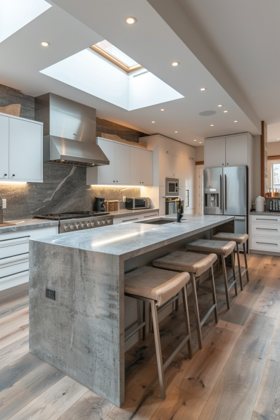 15+ Modern White And Gray Kitchen Ideas