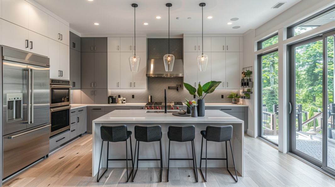 15+ Modern White And Gray Kitchen Ideas