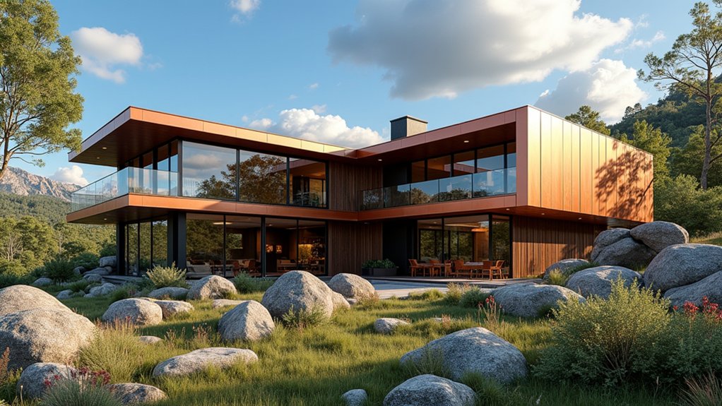 beautiful metal houses design