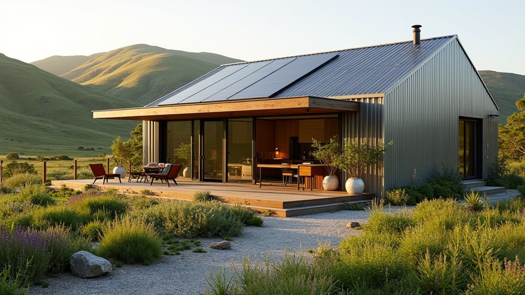 eco friendly metal building homes