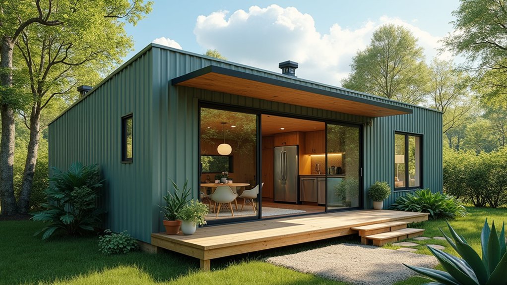 minimalist metal home designs