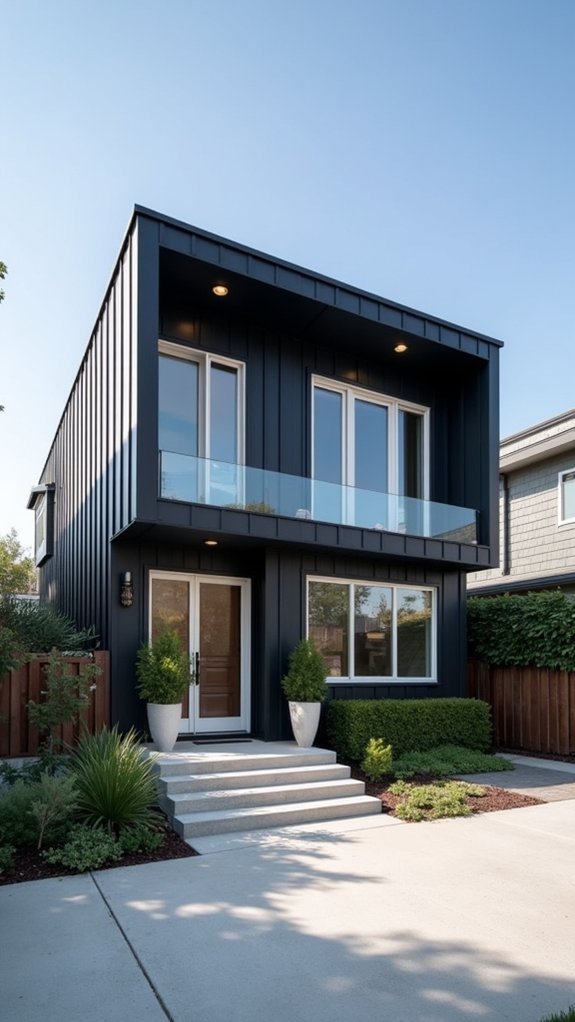 modern elegance in contrast