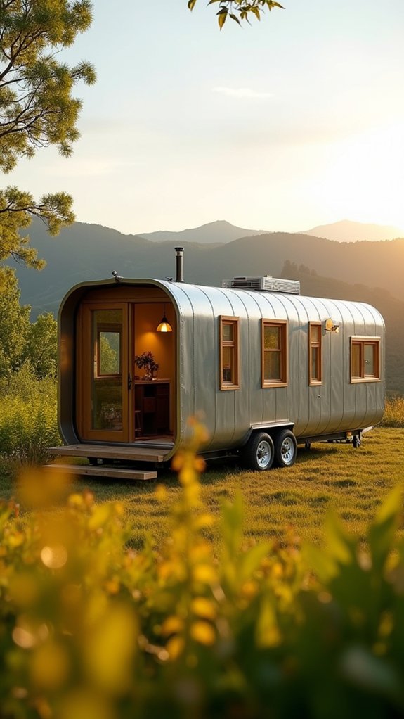 portable stylish metal homes