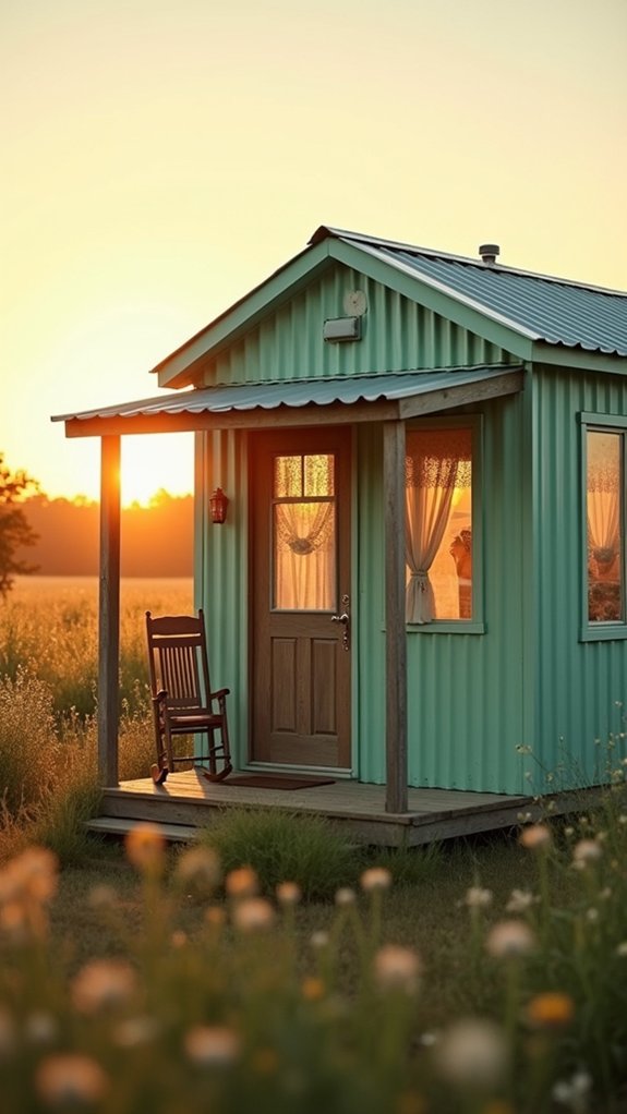 retro metal home charm