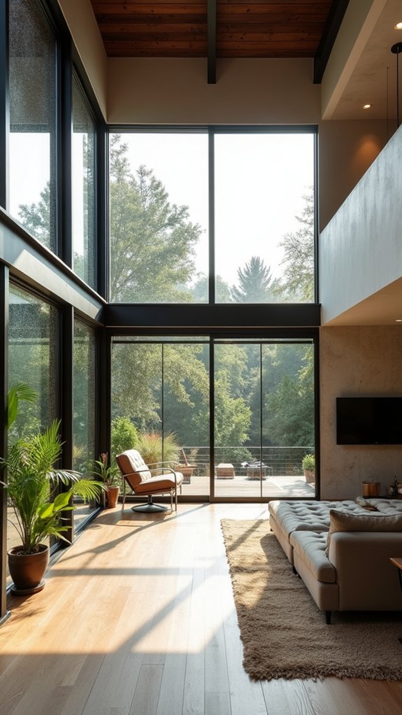 serene open concept retreat