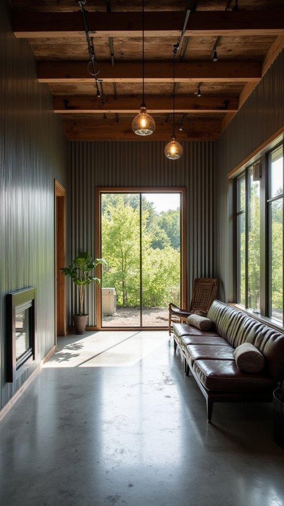 stylish metal urban sanctuary