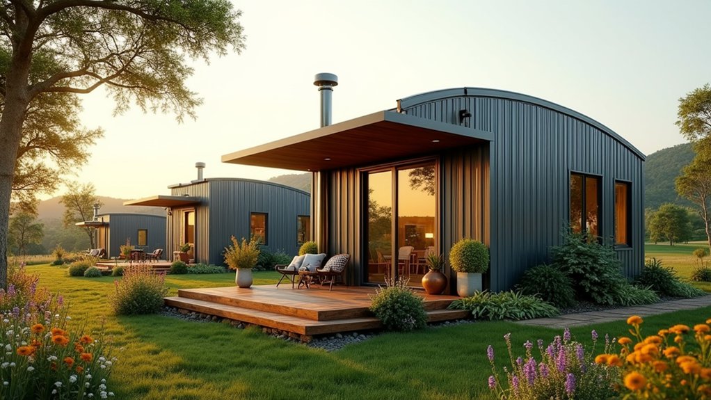 stylish small metal homes