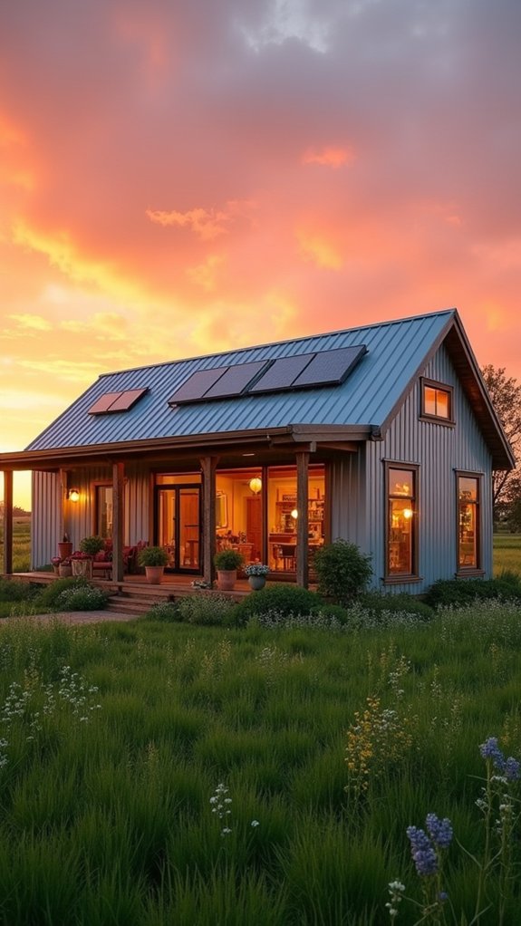 sustainable farmhouse metal homes