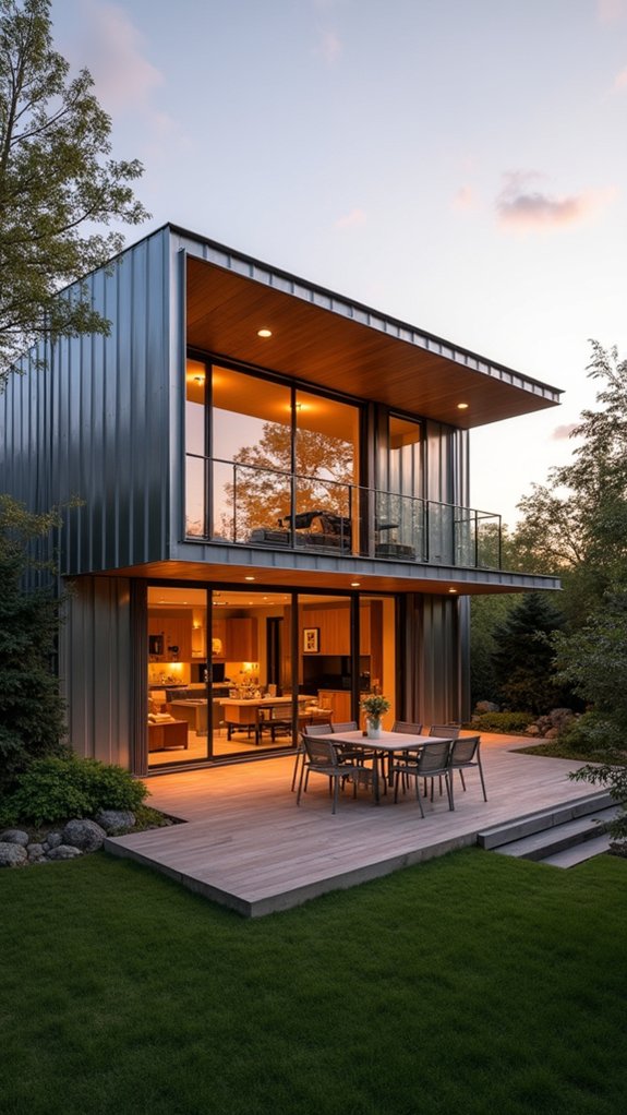 transformable multi use metal spaces