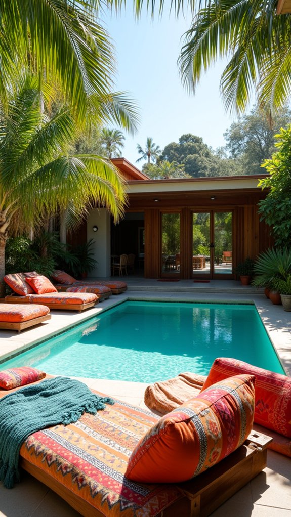 vibrant bohemian bungalow decor