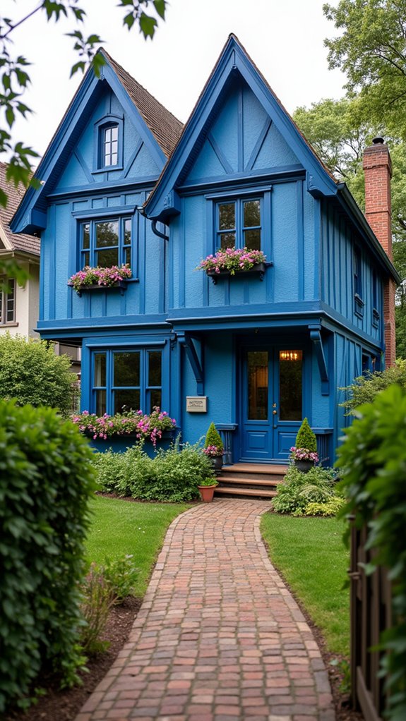 bold blue home transformation
