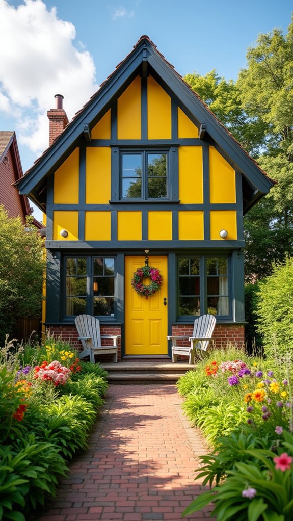bright yellow exterior joy