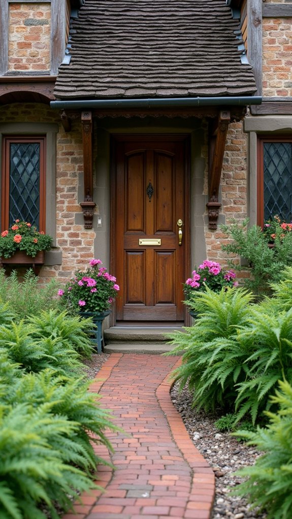 charming leaded glass windows