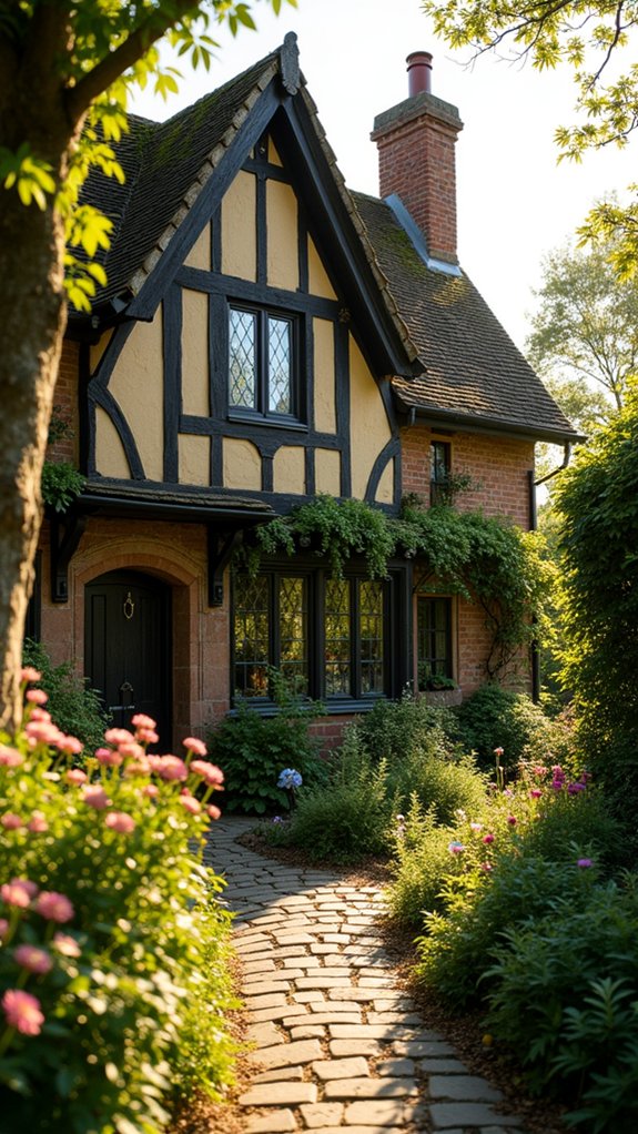 charming tudor cottage garden