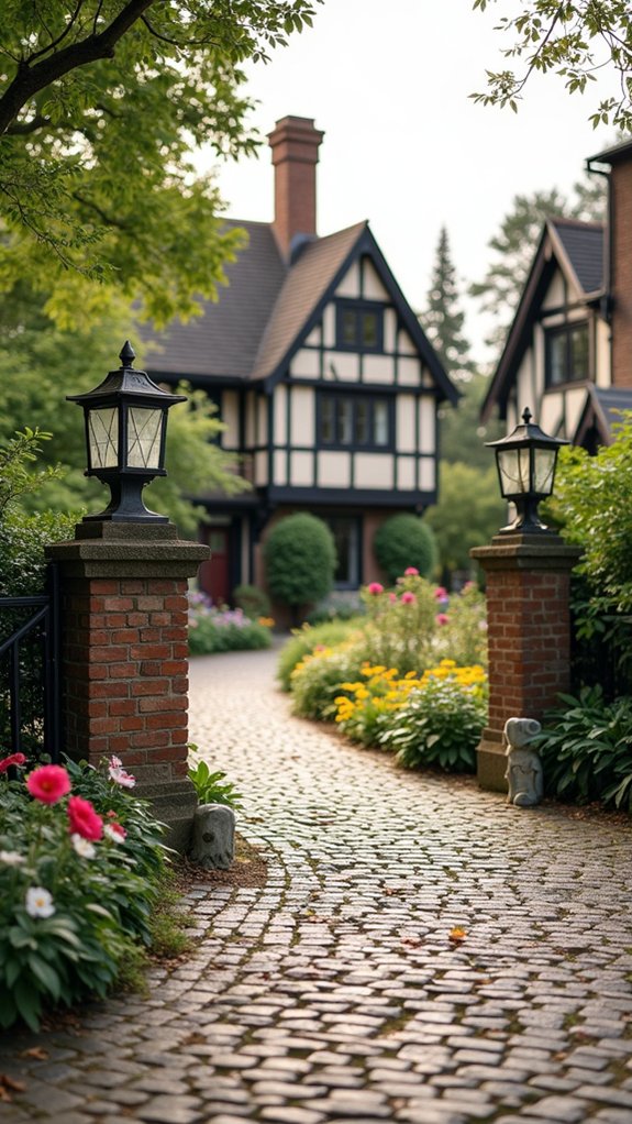 charming unique driveway enhancements