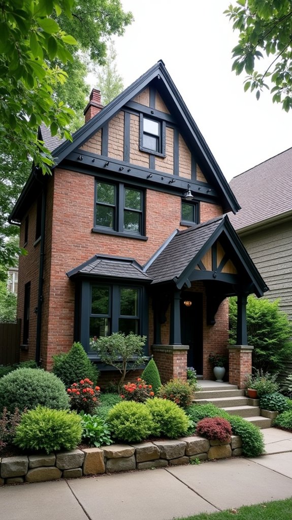 chic charcoal exterior transformations