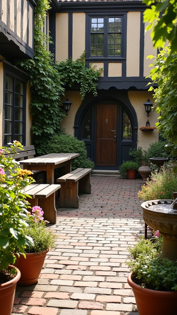 cozy outdoor social spaces