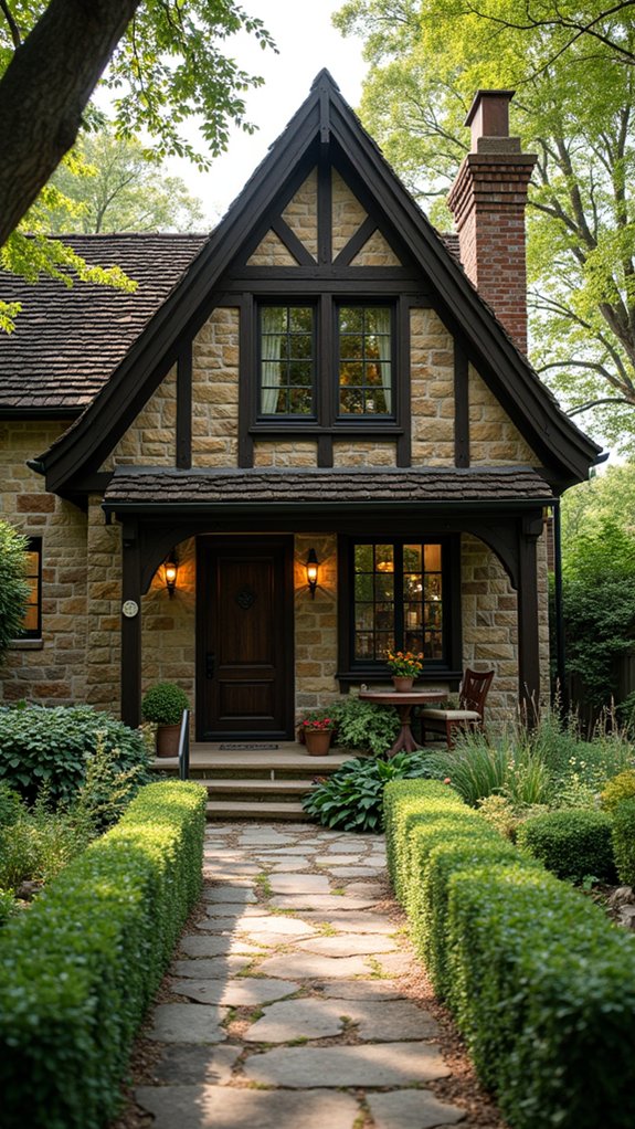 cozy tudor stone retreat