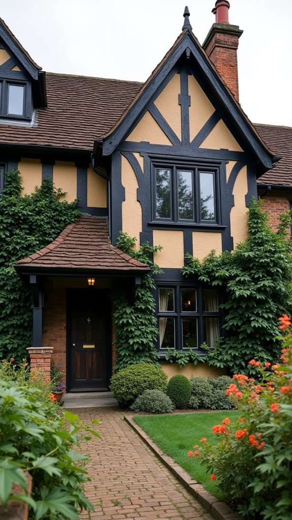 elegant contrast in architecture