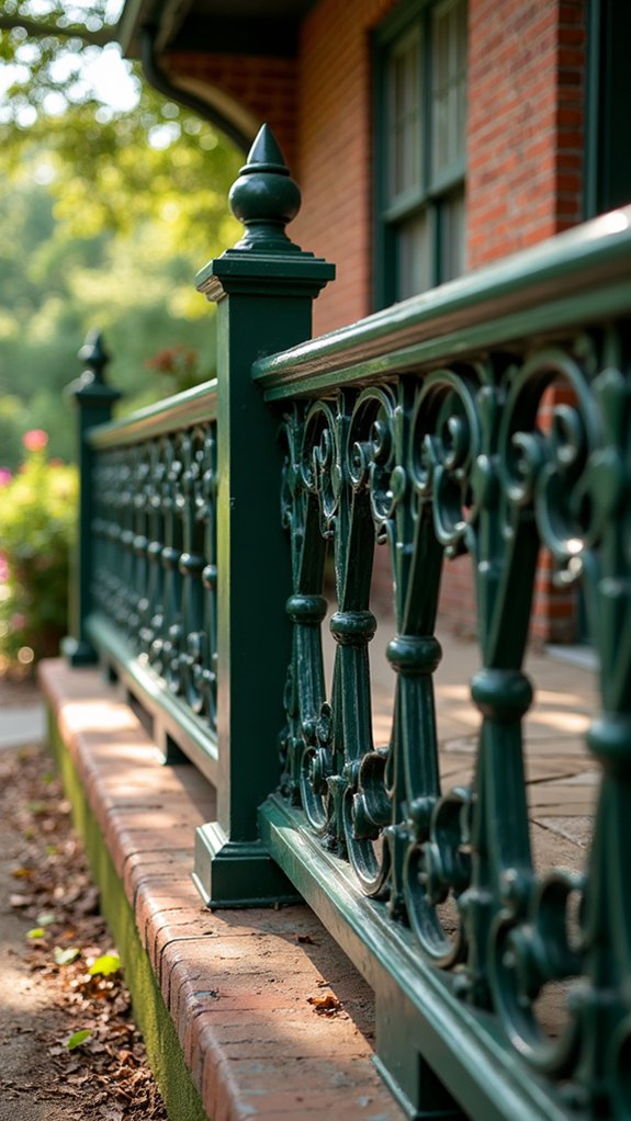 elegant custom railings enhance