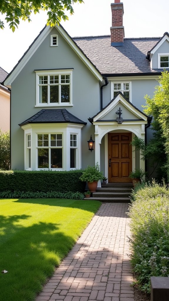 elegant grey and white