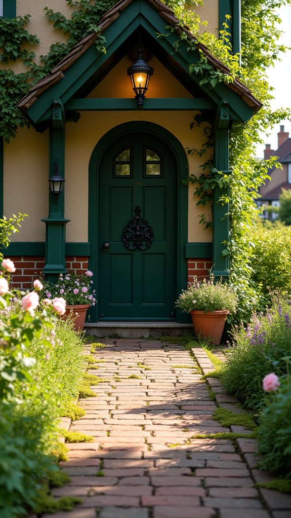 elegant lanterns illuminate pathways