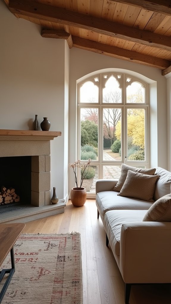 elegant minimalist tudor interiors