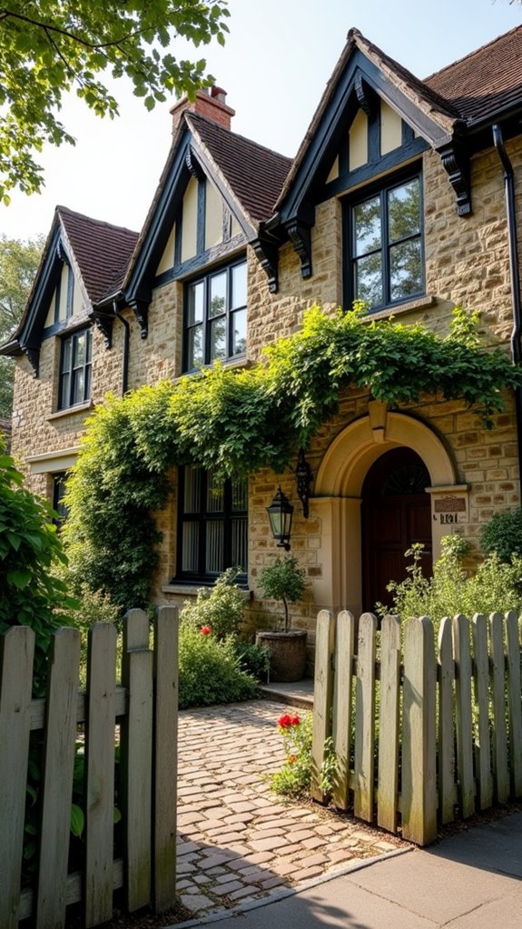 elegant stone and timber