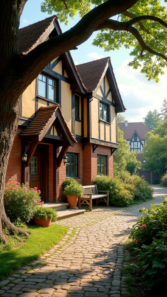elegant tudor style retreat