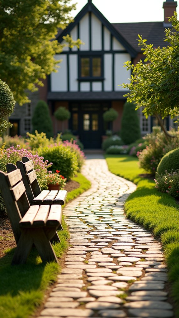 enchanting winding stone pathways