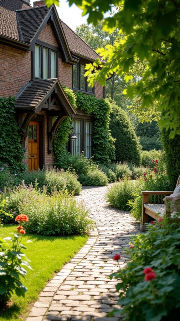 lush pathways enhance curb appeal