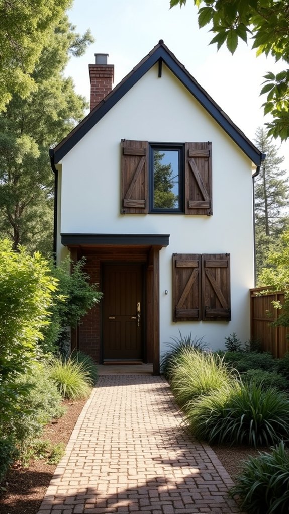 minimalist tudor architectural harmony