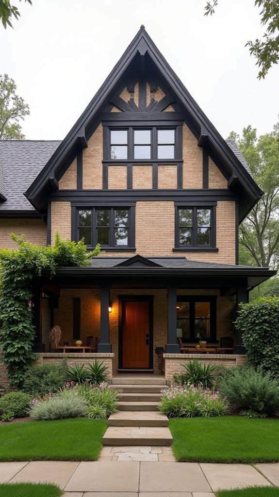 modern tudor roofline transformation