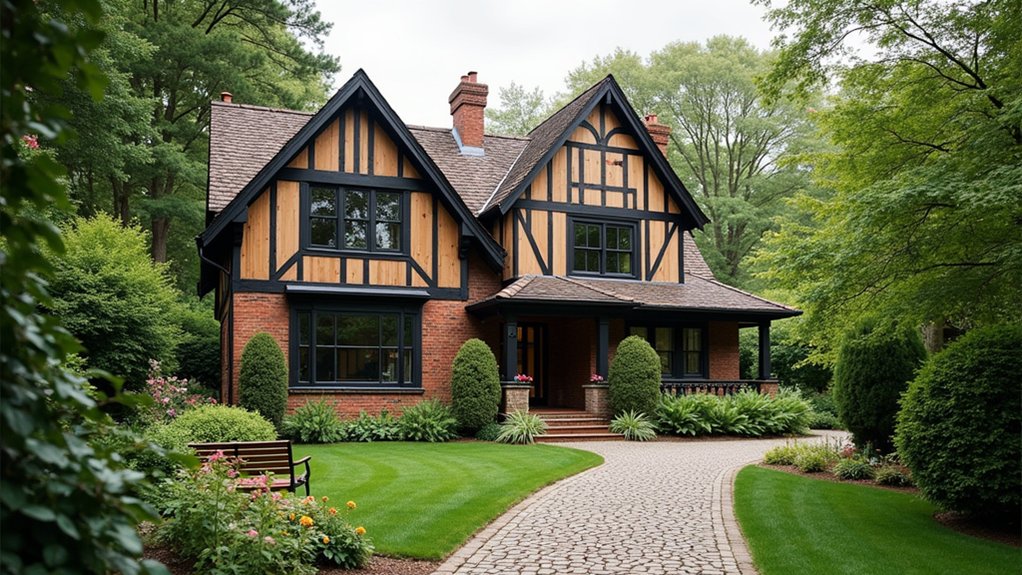 modernized mock tudor homes