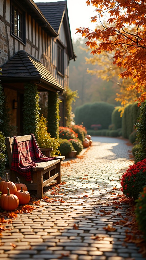 seasonal driveway decor transformation