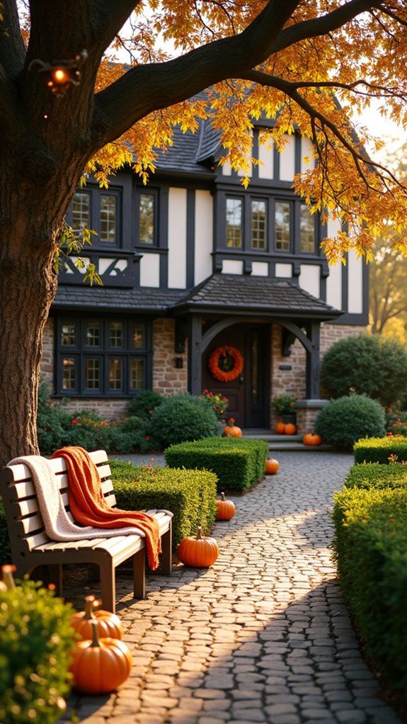 seasonal festive tudor decorations