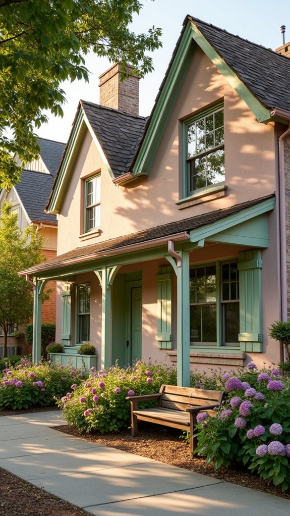 soft pastel tudor charm