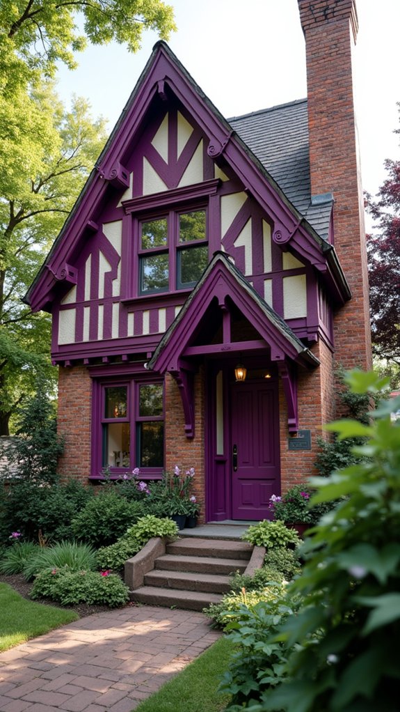 sophisticated warm striking exterior