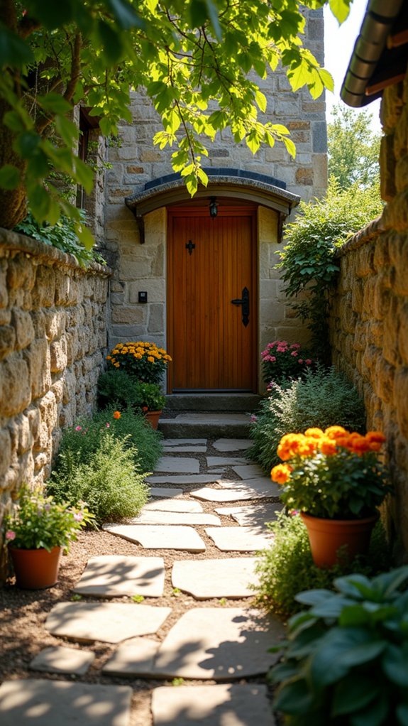 stone walls enhance charm