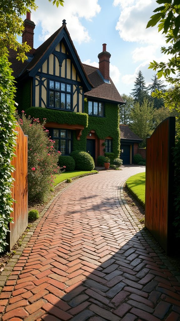 timeless brick paving elegance