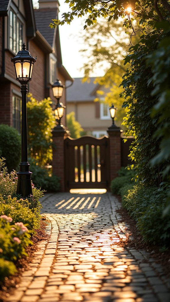 vintage lanterns create ambiance