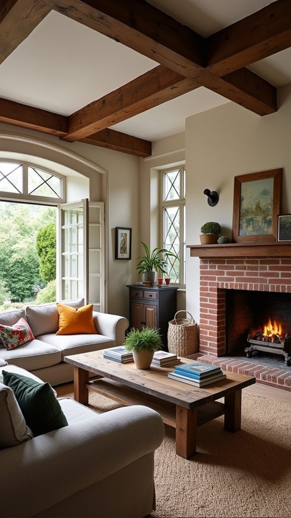 warm inviting tudor living