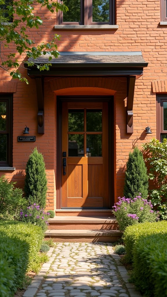 warm terracotta tudor transformation
