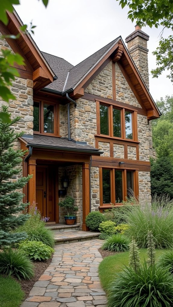 wood and stone blend