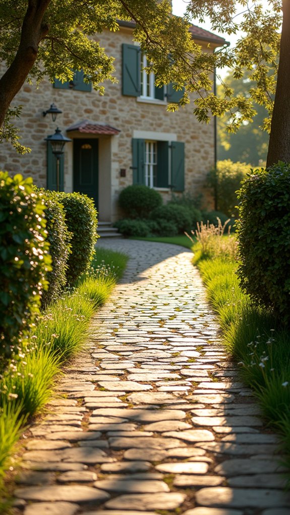 artistic paver design transformation