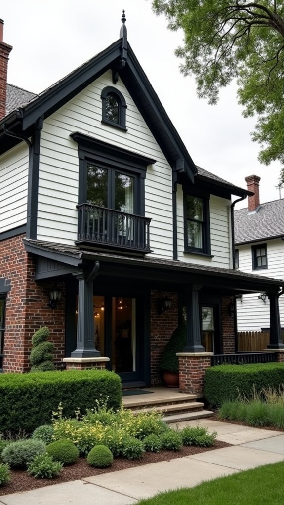 bold textured exterior contrasts