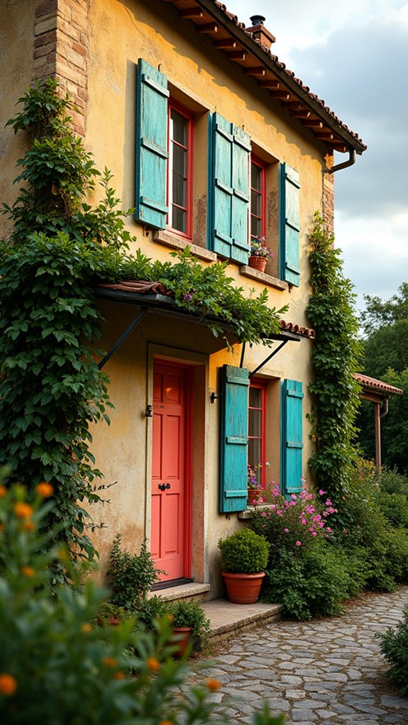 charming colorful exterior palettes