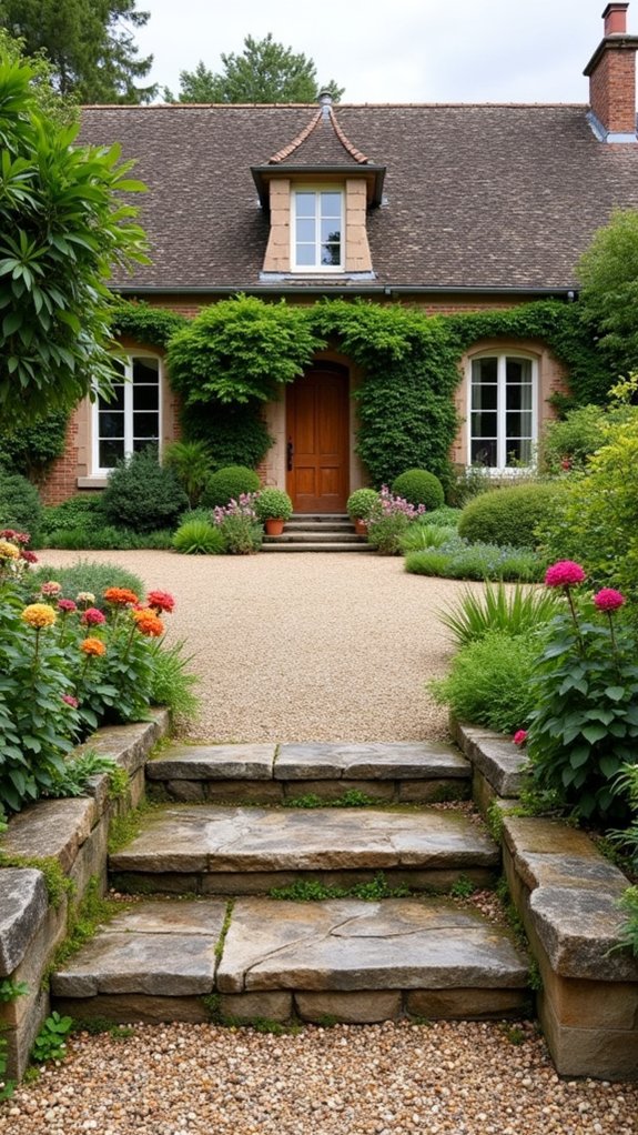 charming countryside stone pathway