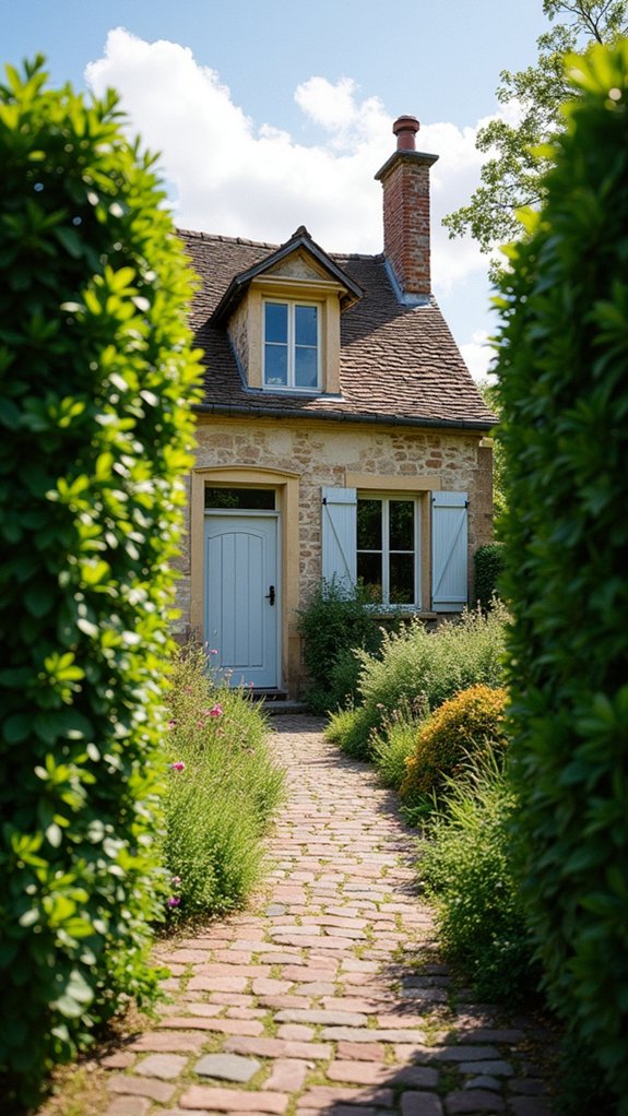 charming elegant front yard hedges