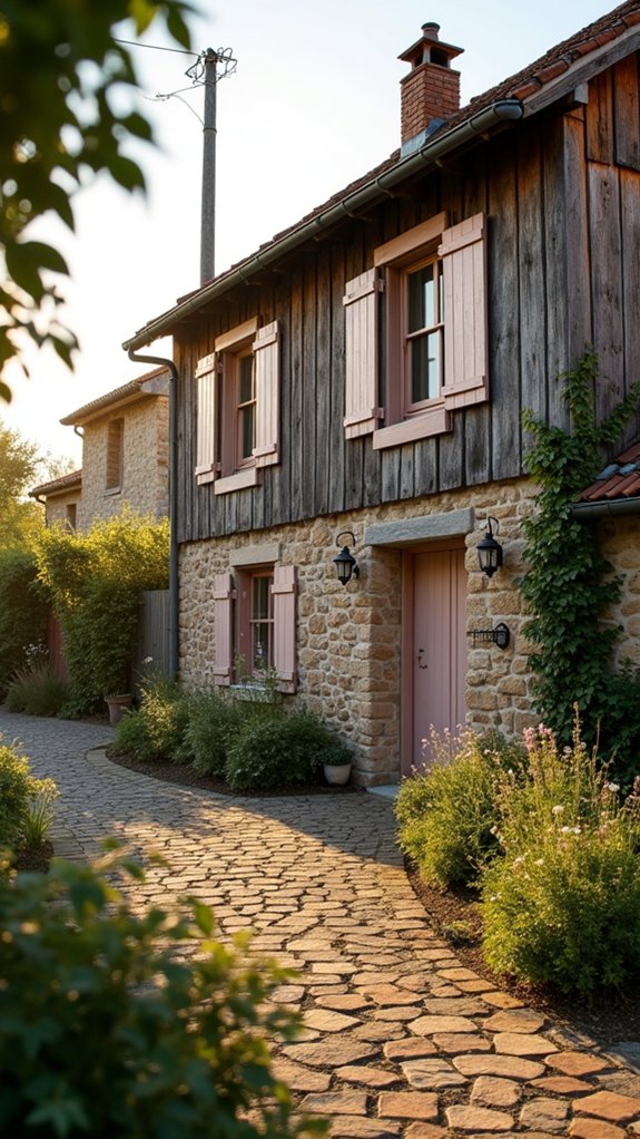charming rustic barn shutters